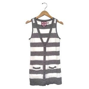 Juicy Couture Fine Knit Striped Vest